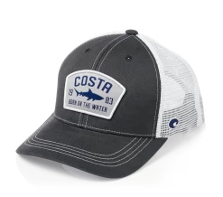 Costa Del Mar Costa Chathman Shark Twill Trucker Hat