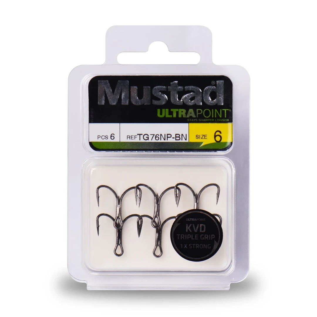 Mustad Kvd Triple Grip Treble 2X Strong 1X Strong Hooks And Terminal Tackle 2 Mustad Kvd Triple Grip Treble 2X Strong 1X Strong Hooks And Terminal Tackle