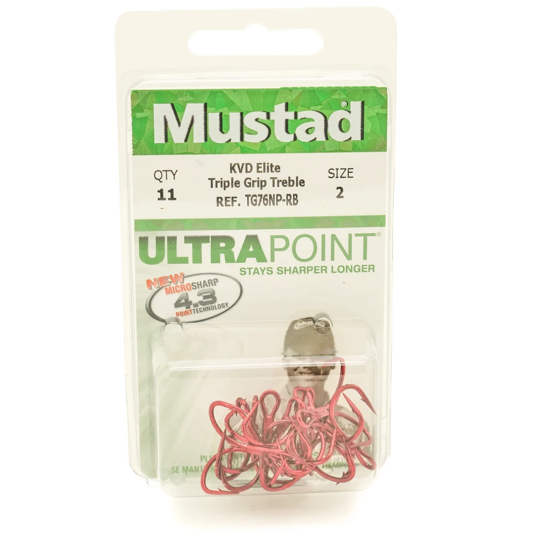 Mustad Kvd Triple Grip Treble 2X Strong 1X Strong Hooks And Terminal Tackle 5 Mustad Kvd Triple Grip Treble 2X Strong 1X Strong Hooks And Terminal Tackle