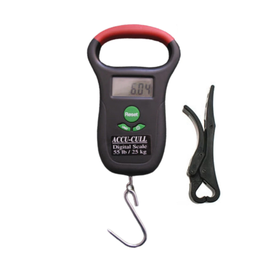 Accu-Cull Digital Weigh Scale With Mini Grip Accessories 1 Accu-Cull Digital Weigh Scale With Mini Grip Accessories