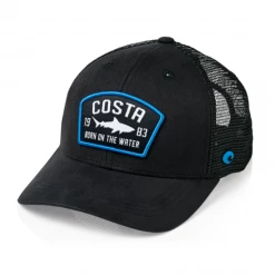 Costa Del Mar Costa Chathman Shark Twill Trucker Hat