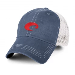Costa Del Mar Apparel Costa Mesh Hat Slate Blue Hat