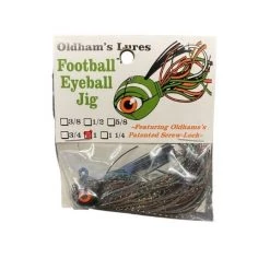 Oldham Football Eyeball Jig Baits 7 Oldham Football Eyeball Jig Baits