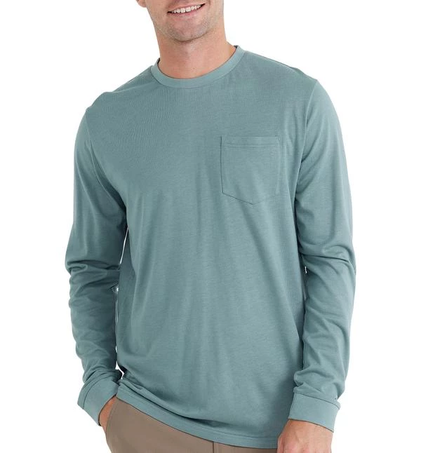 Apparel Free Fly Bamboo Heritage Pocket Long Sleeve 1 Apparel Free Fly Bamboo Heritage Pocket Long Sleeve